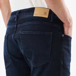 snitch Men Boot-Leg Mid Rise Dark Blue Jeans image 4