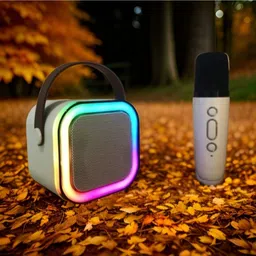 Clairbell G27_k12 Wireless Karaoke Mic Speaker: K12 with RGB, 5W Bluetooth 10 W Bluetooth Home Theatre-picture-22