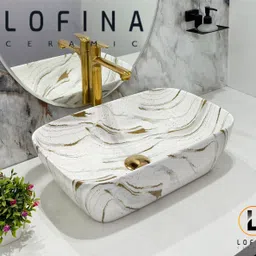 lofina ceramic Premium Designer Table Top Counter Top Ceramic Wash Basin AI1030 Table Top Counter Top Vessel Sink Wash Basin For Bathroom Table Top Basin-picture-11