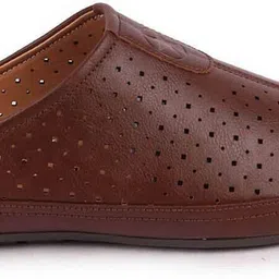 fausto Ethnic Festive Fashion Wedding Comfort Lightweight Back Open Jutis and Mojaris For Men image 5