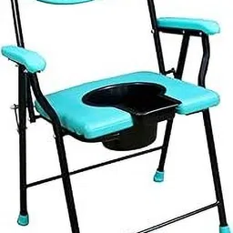 riyo Folding Commode Chair for unisex/ADULT Comfortable Safe chair Commode Shower Chair-picture-34