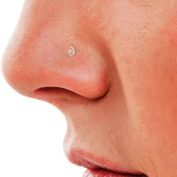 avsar Shanvi 14kt Cubic Zirconia Rose Gold Nose Wire image 4