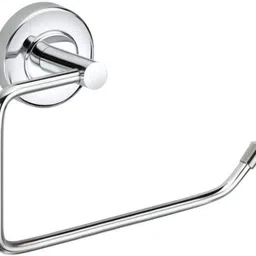 cossimo Stainless Steel Heavy Half Square Towel Ring for Bathroom, Kitchen (Pack of 1) SILVER Towel Holder-picture-22