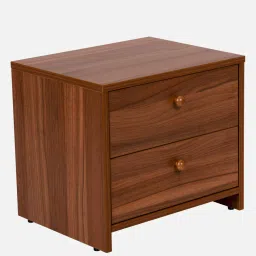 durian Alister Bedside Table In Brown Colour image 1