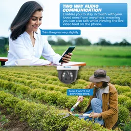 HI-FOCUS 4MP Sim Based 4G Solar Powered Camera,Pan & Tilt,Surveillance for Agriculture Security Camera image 4