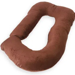 daddy cool Microfibre Pregnancy Pillow Pack of 1 Solid Velvet Pregnancy pillow image 3
