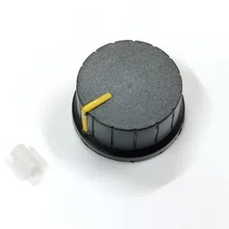 erhindia 10 Pcs Home Theater Amplifier Knob with Bush Width-2 cm Height-1.5 cm Knob Electronic Components Electronic Hobby Kit image 3