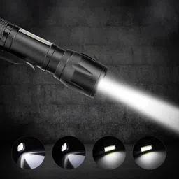ctb New 2in1 Rechargeable Battery 2 Mode Penlight Waterproof Light Led Flashlight 12W Zoomable Torch Lamp Light Torch image 4