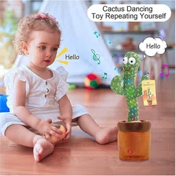 case creation Dancing Cactus Talking Toy, Cactus Plush Toy, Wriggle & Singing Recording Repeat image 2