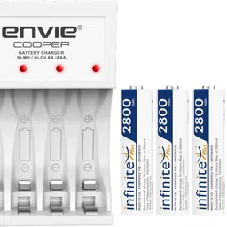 Envie Ecr 20MC With 2800mAh 4pl Rechargeable Battery For AA & AAA With LED IndicatorCamera Battery Charger-picture-29