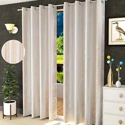 dtodexpress 213.3 cm (7 ft) Door Polyester Room Darkening Curtain (Pack Of 2) image 2