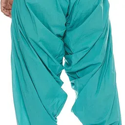 uganta Pure Cotton Solid Women ["Blue"] Salwar image 2