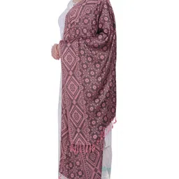 axolotl Printed Viscose Women Multicolor Stole image 2