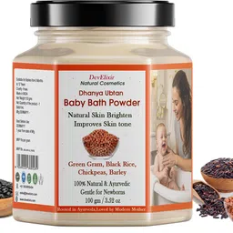 develixir Baby Bath Powder Skin Brightening & Polishing | Dhanya Ubtan – Natural Cleanser image 1