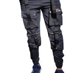 mindsart genz Men Striped Black Track Pants-picture-15