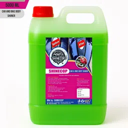 shinecop Car and Bike Body Shiner 5000 ml(GREEN) | Instant Shine|Safe on Plastic & Metal Car Washing Liquid-picture-28
