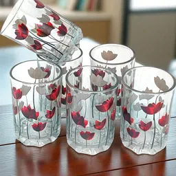 crockware (Pack of 6) CRKWR_6PCS_gls_Florist-07/2_HH41 Glass Water/Juice Glass-picture-18