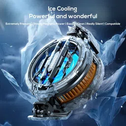 Elixora HyperChill RGB Gaming Phone Cooler , Silent Cooling , Freezing Temp , MagsafeGaming Accessory Kit image 2