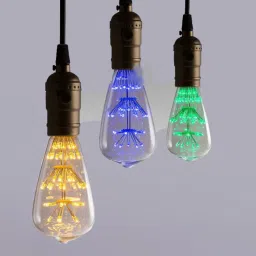 arghyam Antique Vintage St64 Dimmable Decorative Edison Filament Bulb image 1