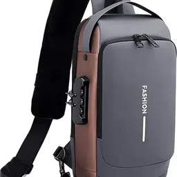 lifeindia Black Men & Women Sling Bag Anti-Theft, Waterproof, USB Charging, Crossbody with Adjustable Strap-picture-13