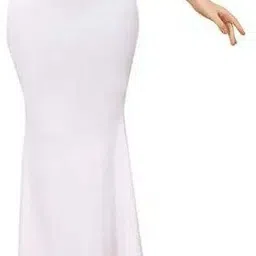 VDIHATA FASHION White Color Stretchable Fish Cut Saree Shapewear Lycra Petticoat For Women Lycra Blend Petticoat-picture-10