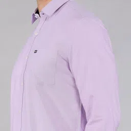arrow sport Men Slim Fit Solid Cut Away Collar Casual Shirt image 5