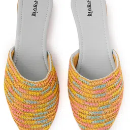 ravis Embroidered Comfortbale stylish Ethnic Mule For Women image 4