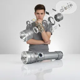 apexbeam Energy Efficient LED Torch with USB Type C and 2600mAh Battery Torch image 3