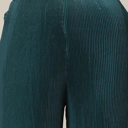 elleven Women Relaxed Blue Polyester Trousers image 5