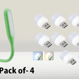 BZILO USB MINI BULB LIGHT WITH CONNECT ALL MOBILE WALL CHARGER(PACK OF 12) Led Light 12 Laptop Accessory-image-6