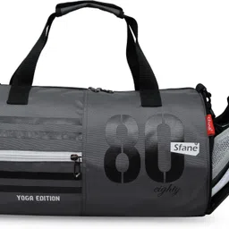 sfane 25 L Gym Duffel Bag - Men & Women Yoga Series Grey Sports Duffel - Grey, Black-picture-28