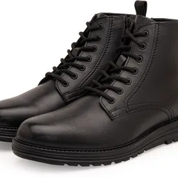 thomas crick Genuine Leather Lace-UP Boots with Comfort and Versatility Boots For Men image 2