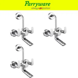parryware Primo Wall Mixer 2 in 1 with Overhead Shower Provision set of 3 pic 102 Wall Mixer with Overhead Shower Provision Wall Mixer Faucet-picture-15