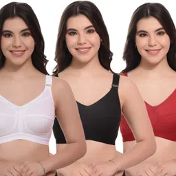 teenplus Pack of 3 Women Everyday Non Padded Bra-picture-36