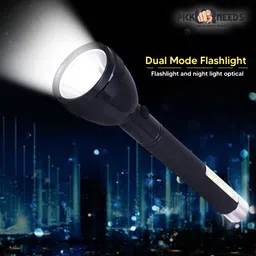 mhax 2Mode 5W+3W Lithium Battery Long Range Led torch Light_Rechargeable/with_2000mAh 1 hrs Torch Emergency Light image 4