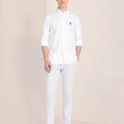 u.s. polo assn. Men Regular Fit Solid Casual Shirt image 3