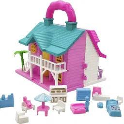 snm97 Dream Funny House Play Set Doll House Set for Boys and Girls_53 image 5