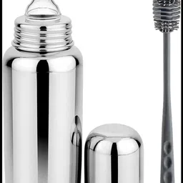 pappa Leak Proof Stainless Steel Baby Milk Bottle - 300 ml-picture-25