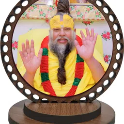 decocru Premanand ji Maharaj Dashboard, Home Decorative Showpiece - 8.382 cm image 1