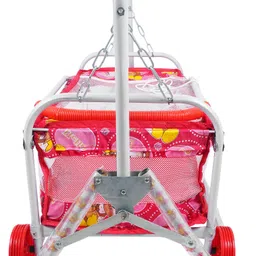 swing n fly Baby Cradle Mosquito Net Jhula Palna Stroller Infant & Toddler Beds Bassinet image 4