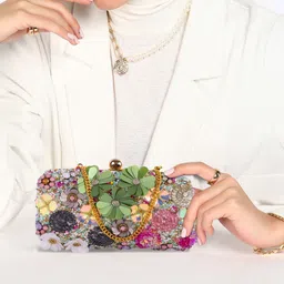 rezzy Party Multicolor Clutch - Mini image 2