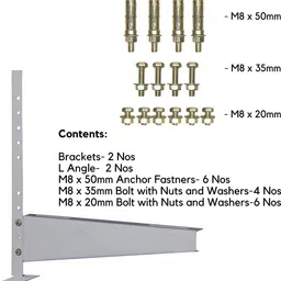 dharmar AC STAND 45 cm Shelf Bracket image 2