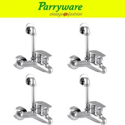 parryware Primo Wall Mixer with Overhead Shower Provision Bathroom set of 4 pic 112 Wall Mixer with Overhead Shower Provision Wall Mixer Faucet image 1