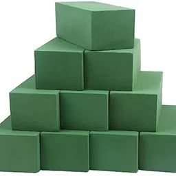 krazylights Wet Floral Foam Blocks Large Bricks Flower Mud Styrofoam Kit (8Pc, 10x8x22cm)-picture-19