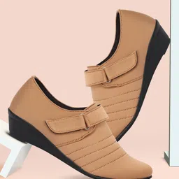 fashimo Women Formal Office Wear Shoes Monk Strap For Women image 2