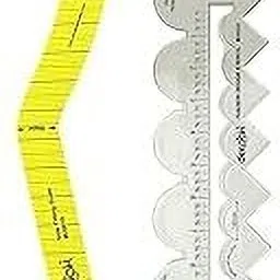 pmw 4 in 1 ScallopScale and Hip Scale (L Scale) combo Ruler-picture-29