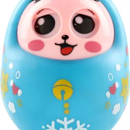 play nation Eye Blinking & Nodding Roly Poly Toy|Push & Shake Wobbling Soft Bell Sound Doll-picture-19