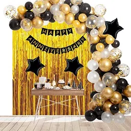 Anniversary Decoration kit Combo - 73 Pcs for Birthday Decor-image-51
