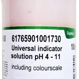 Merck Universal Indicator Solution (pH range 4.00 to 11.0), 100ml Test Indicator image 1