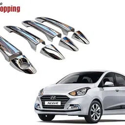 auto e-shopping Car Handle Latch Cover For Hyundai Xcent 2014 Models Set of 4 Pieces Car Grab Handle Cover-picture-18